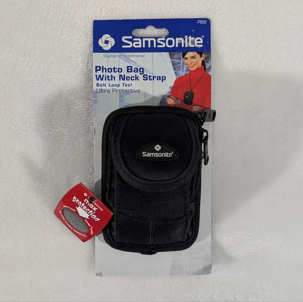 Samsonite photo bag with neck strap